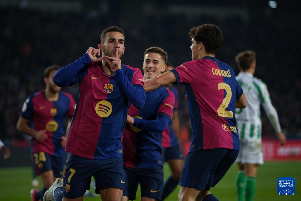 西班牙国王杯巴塞罗那队再次进球得分 西班牙国王杯巴塞罗那队再次进球得分